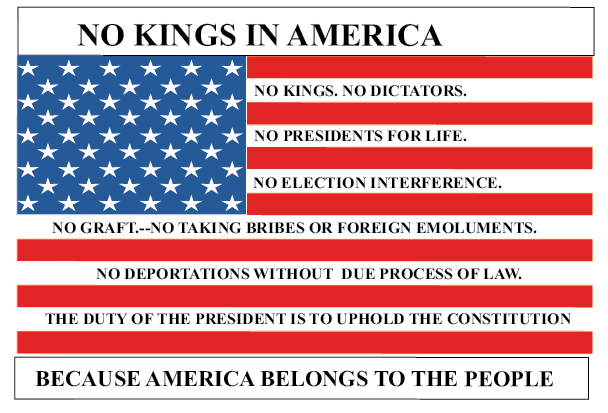 NO KINGS IN AMERICA