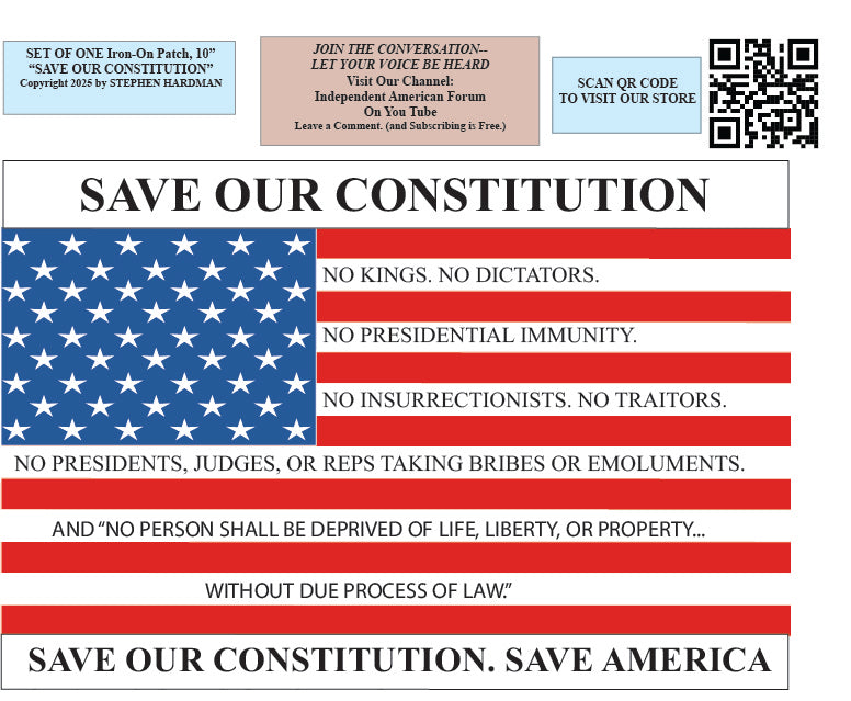 SAVE OUR CONSTITUTION
